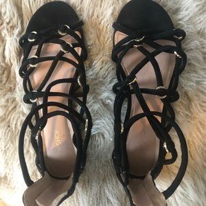 Topshop Zip Back Sandals